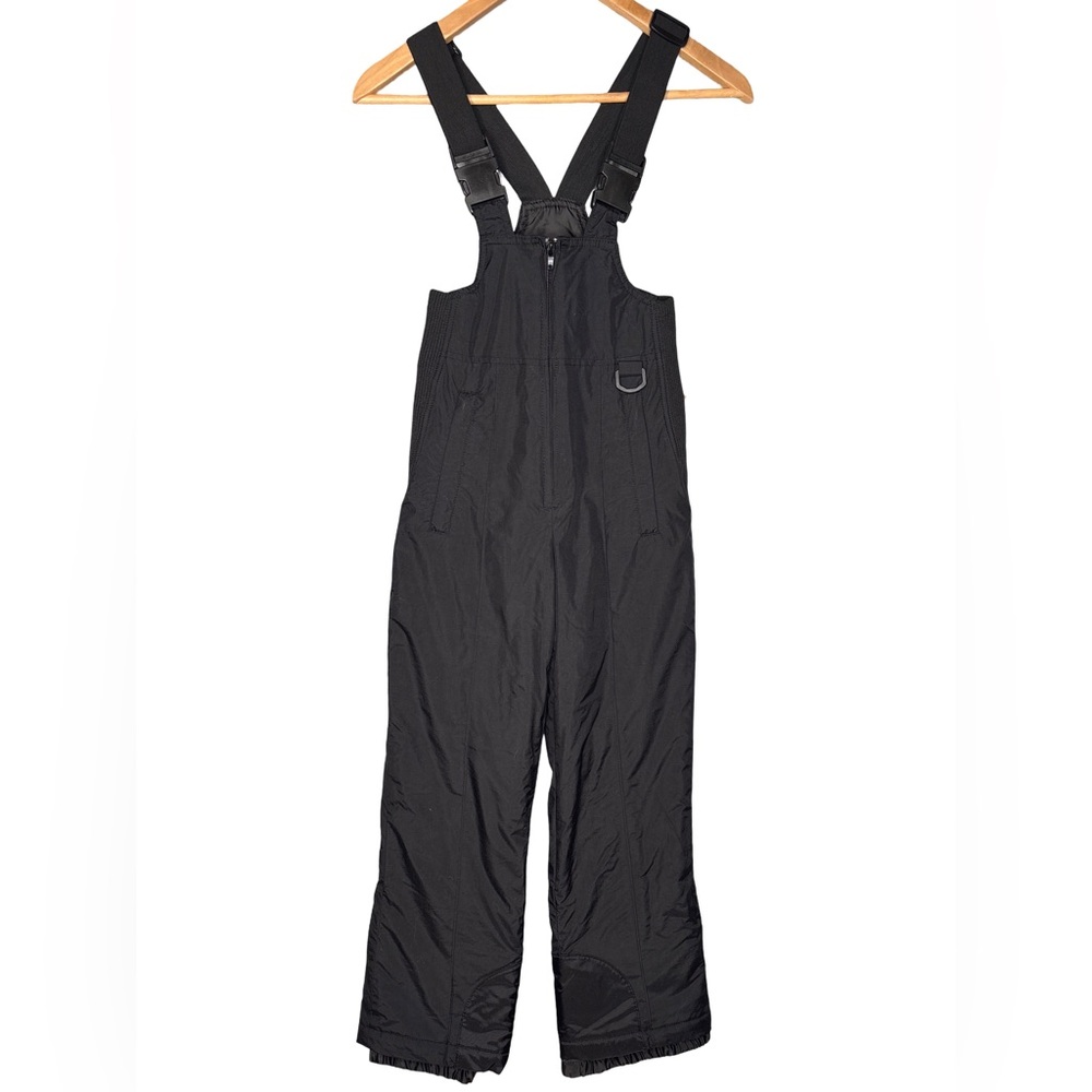 Sport Essentials kids Black Insulated Snow Bibs Size 10